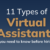 Blog-11 Types of Virtual Assistants you need to know before hiring